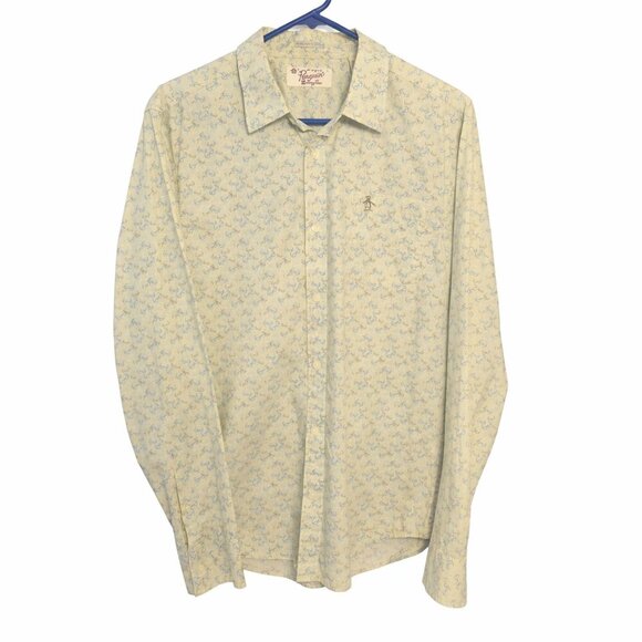 Original Penguin Other - Original Penguin Shirt Mens Large Slim Fit Long Sleeve Eyeglasses Print